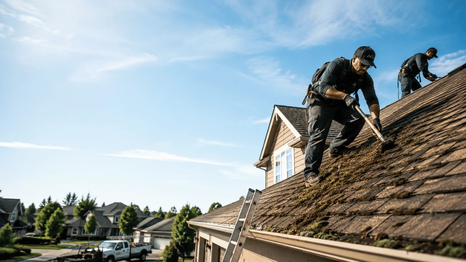 Roof Moss Removal in Tell, TX near me